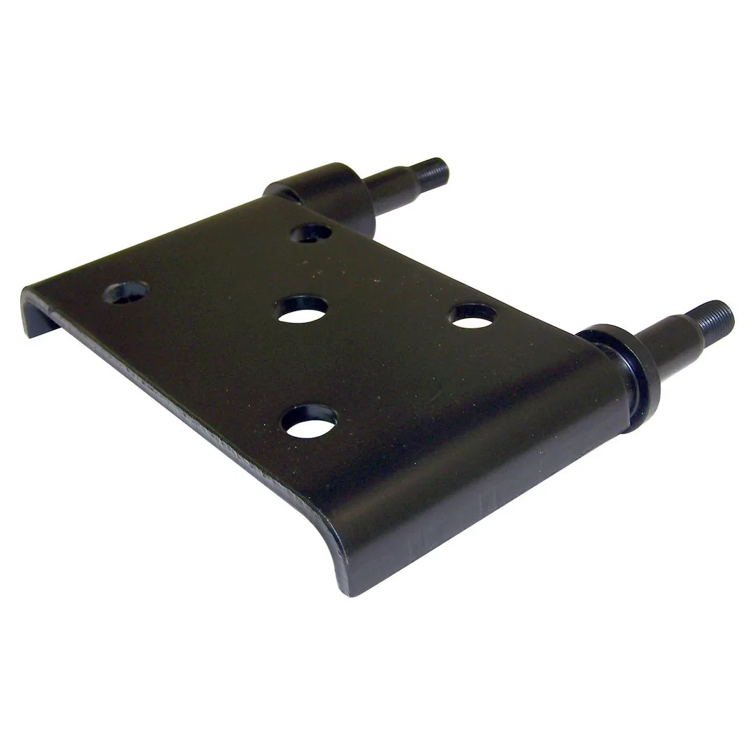 J5359012 – CROWN AUTO Leaf Spring Plate, OE Replacement Black Steel With Stabilizer Link Stud Single